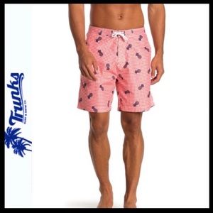 🎈SALE🎈NWOT Trunks Surf & Swim Gingham Trunks